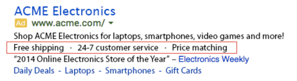adwords-callout-extensions